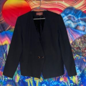 Retro black blazer